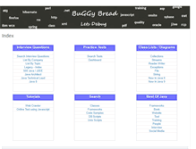 Tablet Screenshot of buggybread.com
